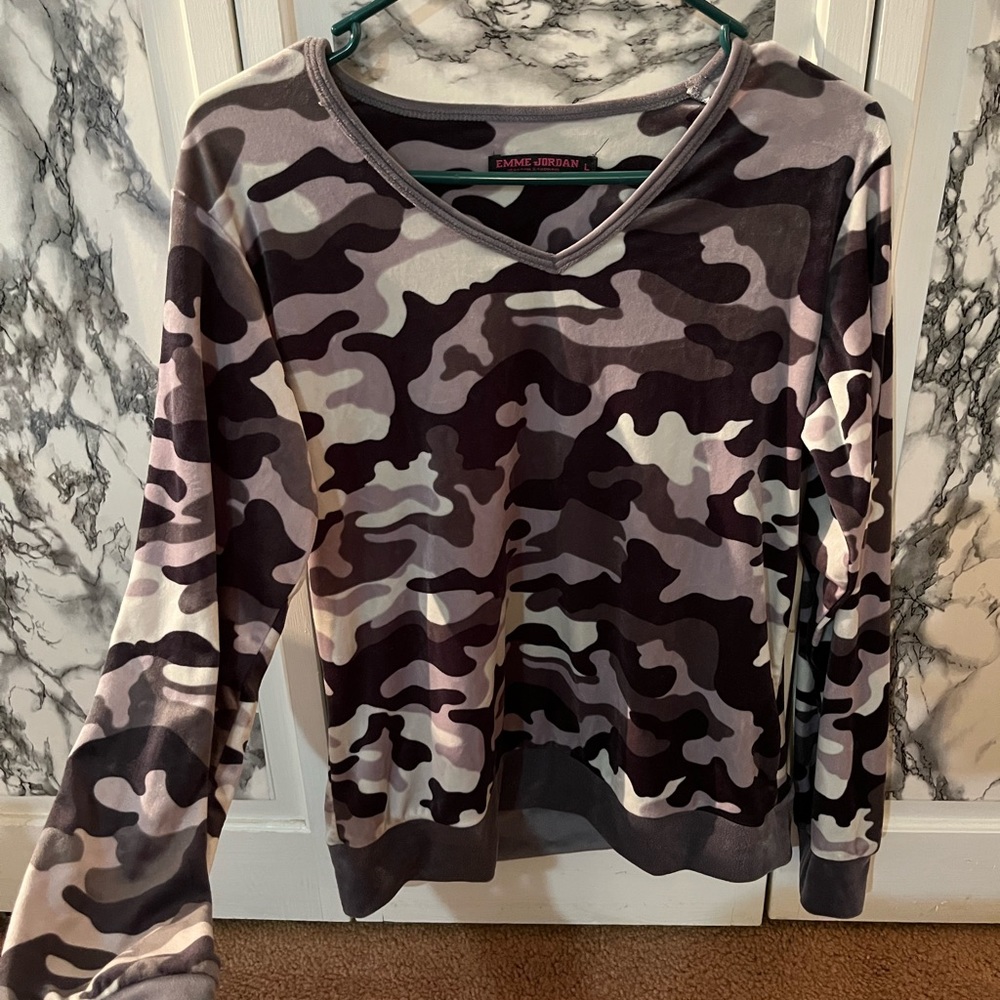 Fashion nova lounge camo set